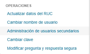 Captura de SUNAT, paso 1