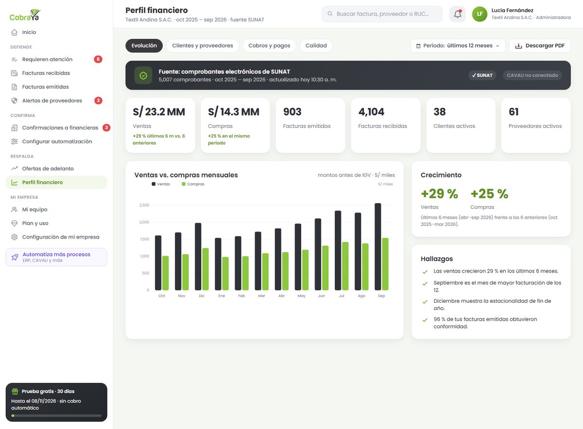 Perfil financiero